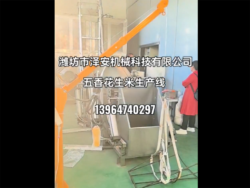 五香花生米生产线视频