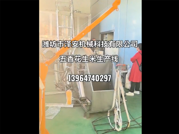 五香花生米生产线视频